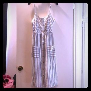 Cute midi striped dress